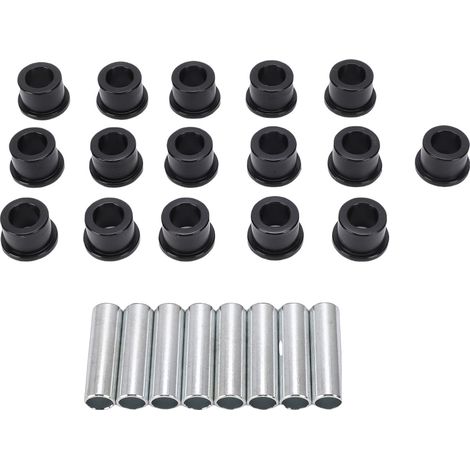 Generic Kit de Bagues de Bras de Contrôle de Suspension A 51361-HN5-000, Réduction du Bruit de Remplacement pour 400X Sportrax 400EX pour Véhicules Tout Terrain, Caoutchouc Métal Noir (24 (1/5)