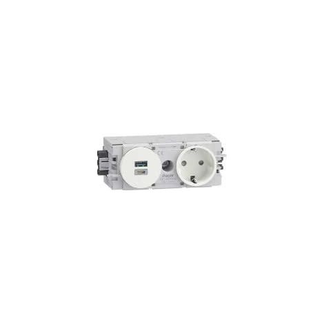 Hager Presa USB A e C Bianca Domestica 250V 16A