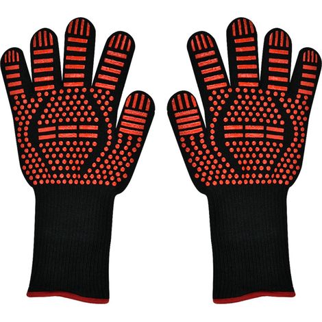Paire de gants ignifuges résistants à haute température pour micro-ondes, anti-feu et anti-chaleur (1/5)