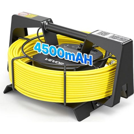 Inspecter Tuyaux et Conduits Caméra Endoscopique sans Fil WiFi 1080P avec Câble Semi-rigide 50 m et Tête Étanche 23 mm (1/5)