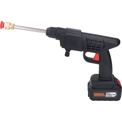 Nettoyeur Haute Pression Sans Fil pour Voiture, Pistolet Portatif 100-240V Prise UE, Arrosage des Plantes et Nettoyage du Sol (1/5)