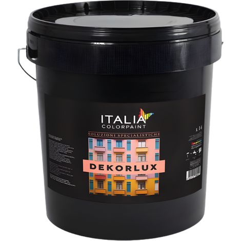 Dekorlux bucciato plastico lucido rivestimento decorativo superbianco formato 4 lt - confezione 1