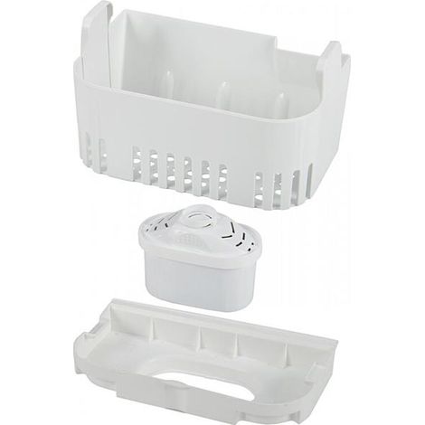 Macchina per cubetti di ghiaccio 140w 12kg / 24h con pulizia automatica bianca - YTE-005A1 - Kitchen Chef (1/3)