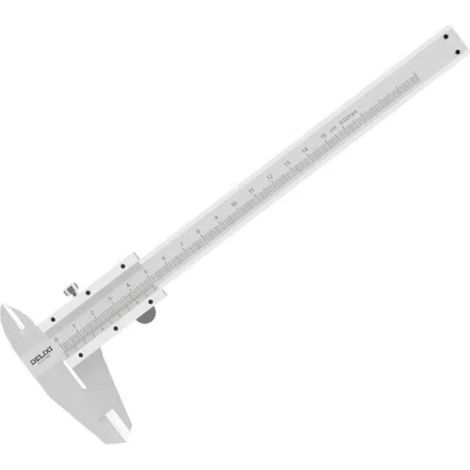DELIXI 150mm Präzisions-Schieblehre – Industrietaugliche Messschieber mit 0.02mm Genauigkeit Edelstahl-Ausführung Innen-/Außen-/Tiefenmessung Ideal für Mechanik & Handwerk (1/5)