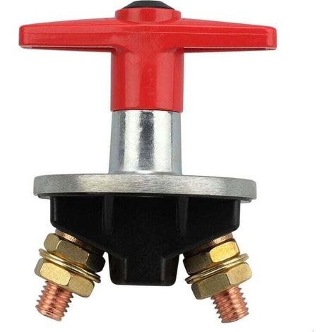 Universeller fester Schlüsselbatterieschalter 12V-60V 300A, Leistungstrennschalter und Not-Aus-Schalter für Autos und Boote, (1/4)