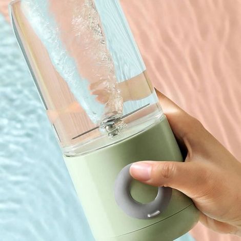 Extracteur de jus électrique portable de fruits vert - - 500ml - Batterie rechargeable intégrée - ABS (1/2)