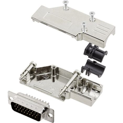encitech DCMR-FK-15-HDP26-K 6355-0066-02 D-SUB Stiftleisten-Set 90 ° Polzahl: 26 Lötkelch 1 Set