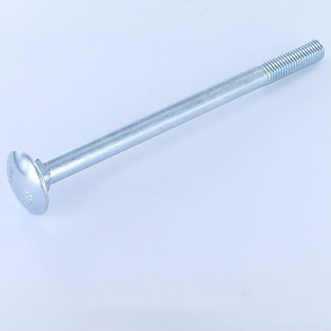 TRCC JAPY tête ronde collet carré M10X120 Filetage partiel Classe 8.8 Acier zingué-1 pièce
