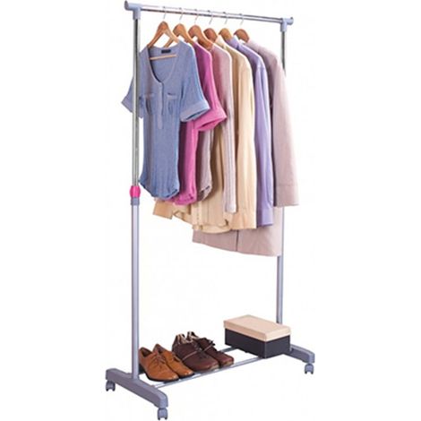 Appendiabiti in metallo con ruote 87x170cm 604027 cuncial