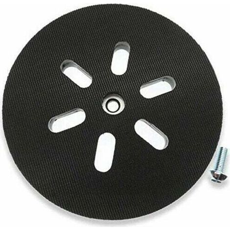 Plateau de ponçage de 150 mm - Pour ponceuse excentrique Bosch GEX 150 AC, PEX 15 AE, GEX 150 Turbo - 150 mm avec vis (1/4)