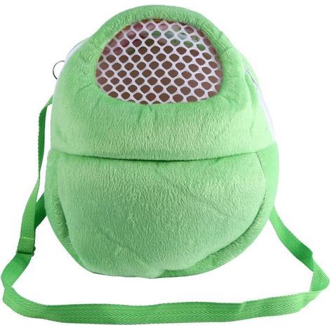 Tragerucksack, beschichtetes Netzgewebe, atmungsaktiv, mit Reißverschluss, für Hamster, Igel, Meerschweinchen (1/5)