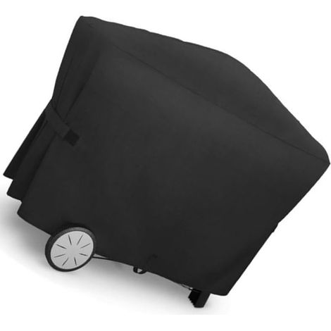 Funda para barbacoa de tela Oxford, resistente al viento, al polvo, a los rayos UV y a los desgarros. Funda para parrilla de gas. Medidas: 112,4 × 64,1 × 95,6 cm.