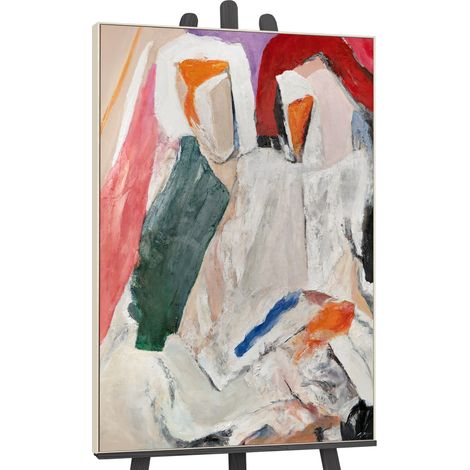 Gemälde Schaffung Rahmen Eichefarben 120x80 cm (1/4)