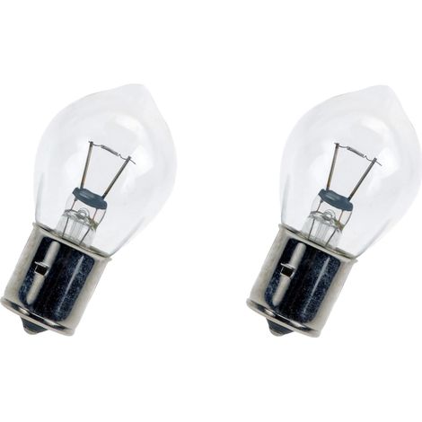 BA20S Glühbirne – 2er-Pack – 35 W, 6 V – Für Auto, Motorrad und Roller