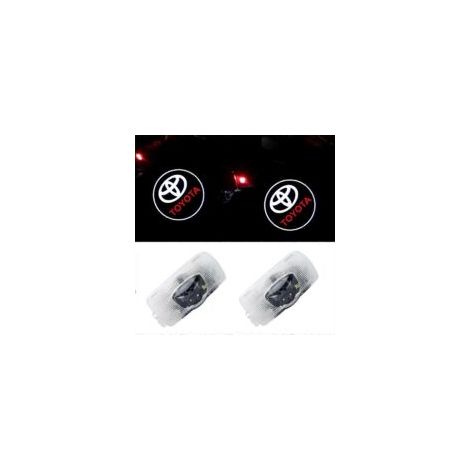 Luci di benvenuto e luci ambientali a proiezione per portiere, adatte a Toyota Camry, Highlander, Prado, Prius e Sienna (confezione da 2) (1/2)