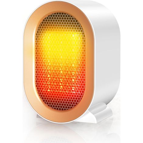 APEX 1200W Radiateur Soufflant à Éco, Chauffage Electrique Céramique PTC, 2 Modes, Protection anti-basculement et anti surchauffe pour Bureau, Maison (1/5)