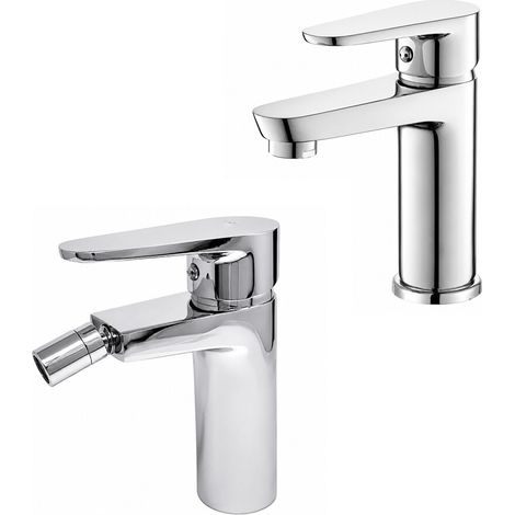 Set miscelatori lavabo bidet in ottone cromato Pink (1/5)