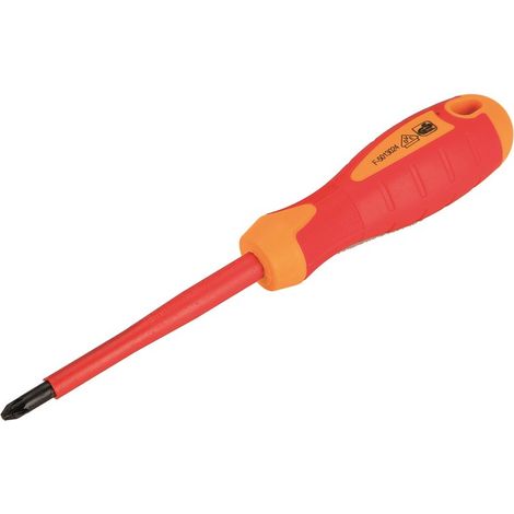 DESTORNILLADOR AISLADO PZ1x80MM ALYCO ORANGE