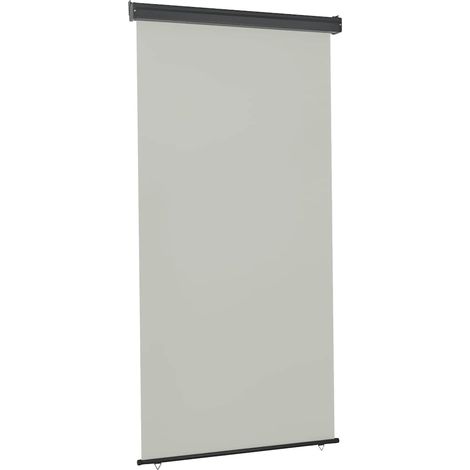 Auvent latéral de balcon 125x250 cm Gris (1/5)