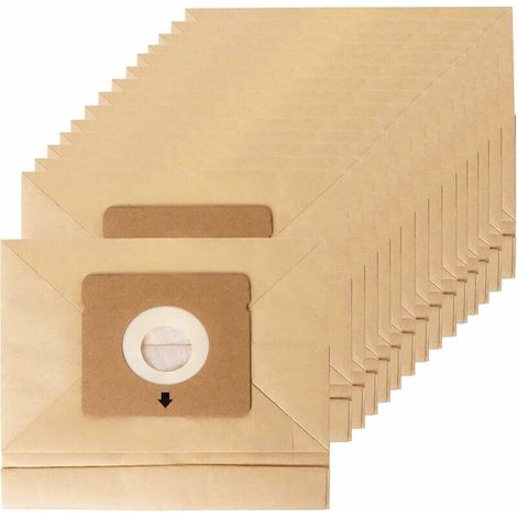 Paquete de 15 bolsas de repuesto compatibles con las aspiradoras Moulinex Accessimo City Space y Mini Space (modelo ZR003901). (1/5)