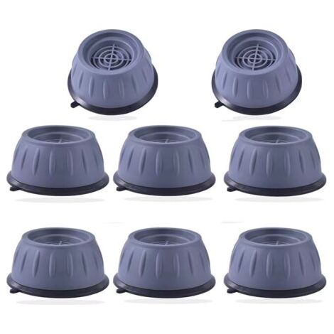 Tapis Anti-vibration Machine à Laver 8PCS, Patin Anti Vibration Lave Linge Anti Bruit, Support Machine à Laver Sèche-linge Universel (1/5)