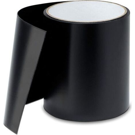 Underwater Adhesive Tape - Waterproofing and Repair for Swimming Pool, Tent, Tarpaulin, Gutter, Inflatable Boat - Acrylic Glue - Dimensions 10 cm x 150 cm (Black) (1/5)