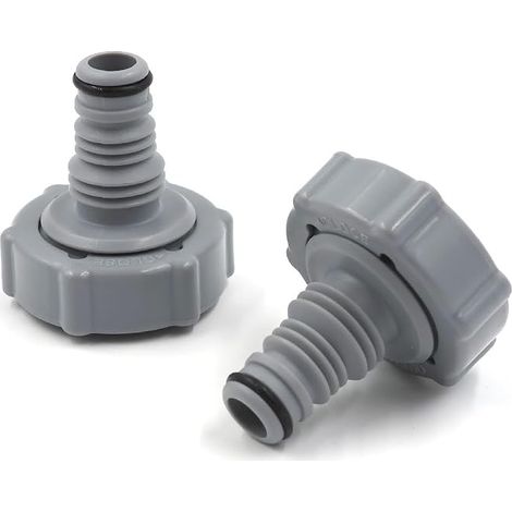 Lot de 2 valves de vidange adaptateurs de tuyau P6H1419 pour piscine (1/5)