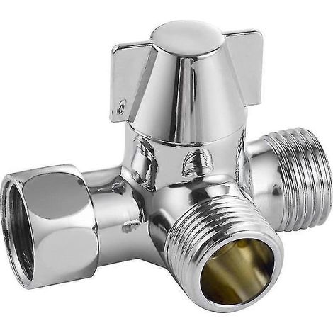 Robinet inverseur à 3 voies pour douche, douchette et douche de tête (1/5)