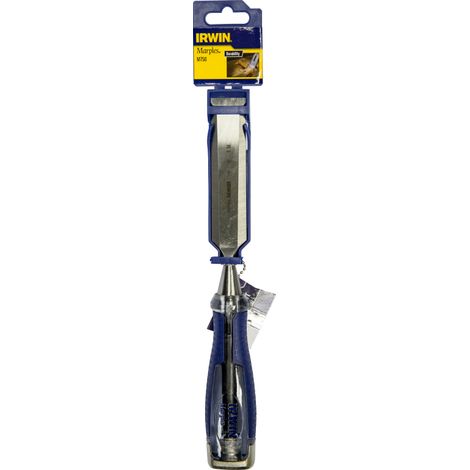 Formón de carpintería IRWIN MS750 26 mm bordes biselados mango bimaterial azul y plateado