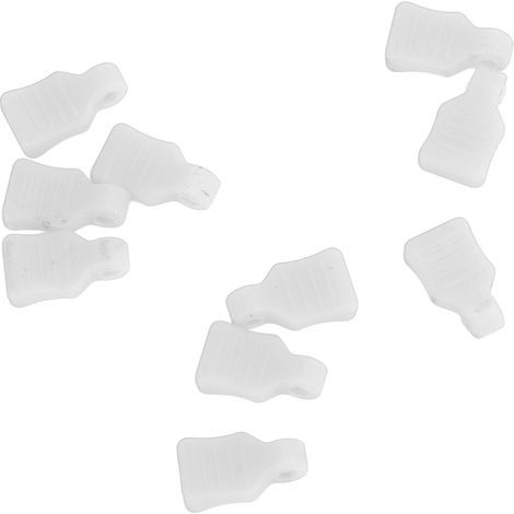Clips de carrosserie RC - Stables, fiables, petits, compacts, protecteurs, remplaçables et pratiques - Accessoires pour voitures télécommandées - Blanc