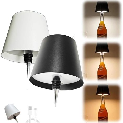 Lampe de bureau LED avec chargeur sans fil et port USB, lampe de table tactile, 5 couleurs, 5 niveaux de luminosité, écran LCD, 2 veilleuses, horloge, réveil, température, lampe de chevet pour enfants (1/4)