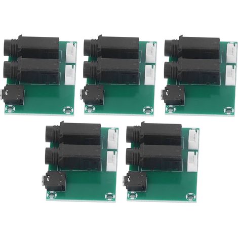 Kit de 5 adaptateurs audio pour microphone 6,5/6,35/6,3 vers 2,54 MHz (1/5)