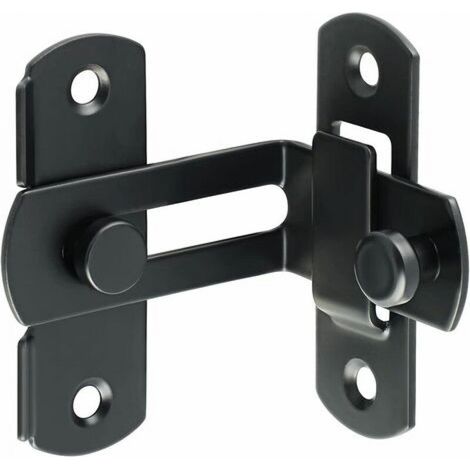Latch Door Buckle - 304 Stainless Steel - 90 Degree Right Angle Lock - For Interior Doors Cabinets Garages Bathrooms Kitchens Offices - 1 Piece (1/5)
