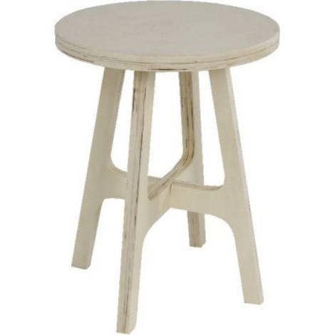 Today Tabouret rond Japandi bois 35x35 cm (1/3)