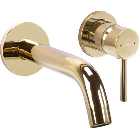 Wall Mounted Basin Faucet REA Owen Gold + BOX