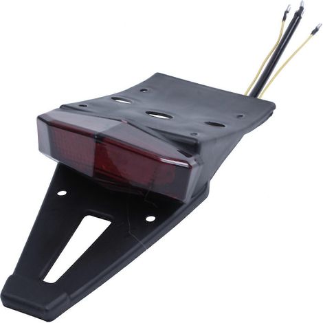 Feu arrière LED pour moto tout-terrain, feu stop et plaque d'immatriculation (1/4)
