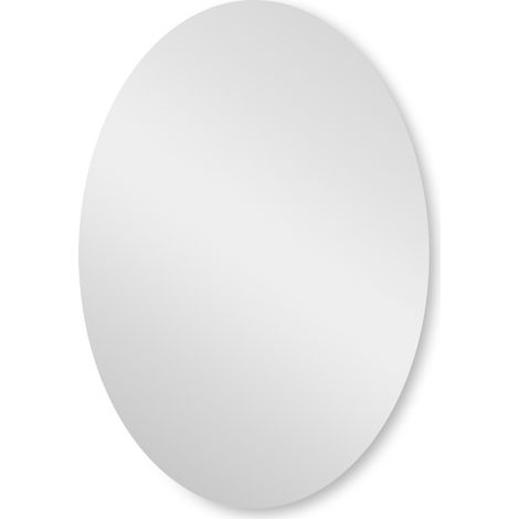 Specchio bagno ovale 55x85 cm a filo lucido reversibile (1/3)