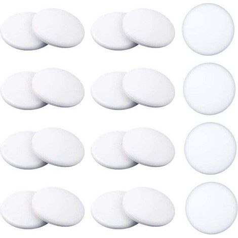 20 pièces butoir de porte protecteur mural adhésif protecteur de pare-chocs réutilisable protecteurs muraux en silicone absorbant des boutons de porte avec adhésif, gel absorbant les chocs pour protég