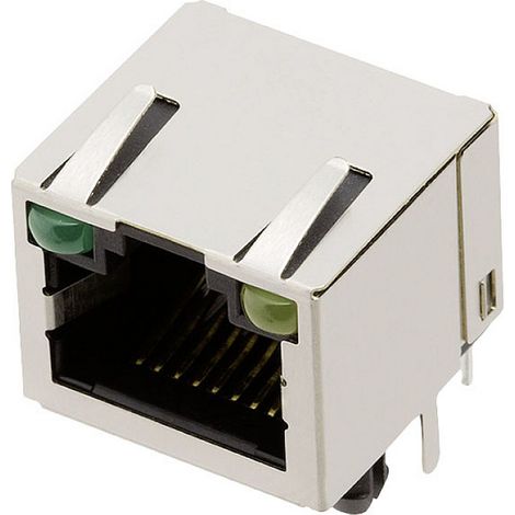 encitech RJJS-88-1401-EJH-136  3260-0021-18 Buchse, Einbau horizontal   Polzahl 8P8C  1 St.