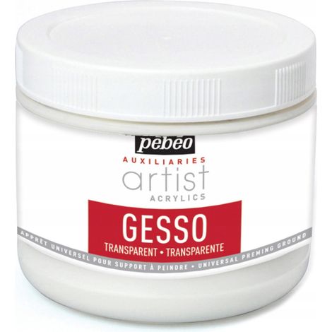 Pebeo Gesso Trasparente Extra-Fine 500 ml finitura opaca (1/3)