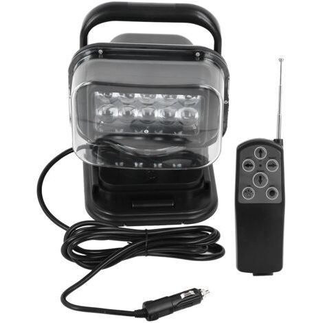 QORVA-Lampe de recherche LED 50W avec télécommande et base magnétique 360 degrés pour voiture,de