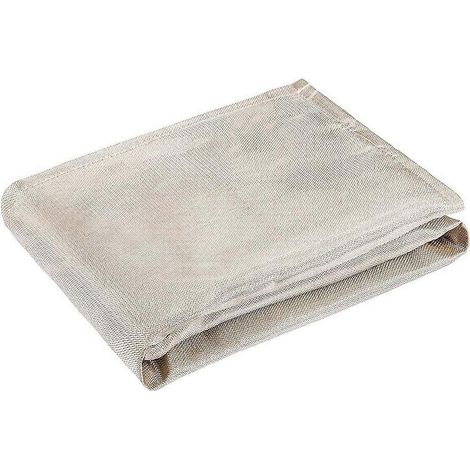 Tapis de foyer extérieur - Couverture ignifugée 99 x 99 cm (39 x 39 po) pour protéger le dessous d'un foyer extérieur ou intérieur sur une terrasse en bois ou une pelouse. (1/5)