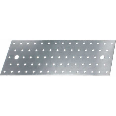 847289 Platine d'assemblage, galvanisée Sendzimir, 300 x 100 mm, Set de 20 pièces