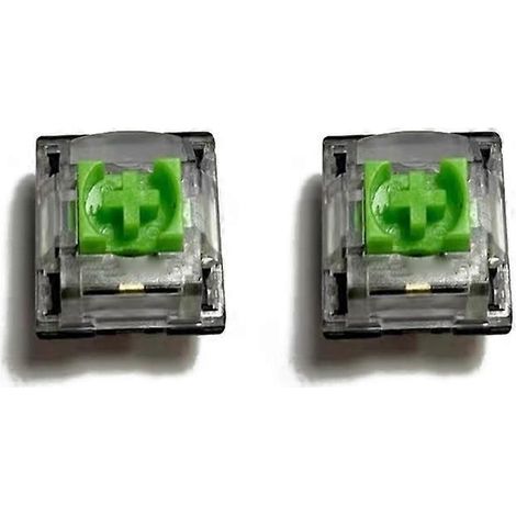 Lot de 2 interrupteurs RGB verts pour clavier gaming Razer BlackWidow V3 Pro sans pavé numérique (1/5)