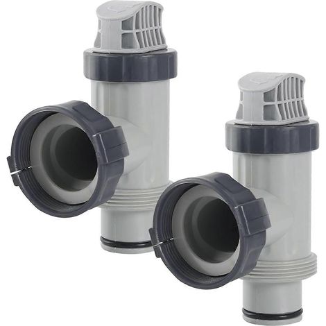 Valve à piston compatible 28635EG pour piscine Intex, pièces détachées pour valve à piston (1/4)