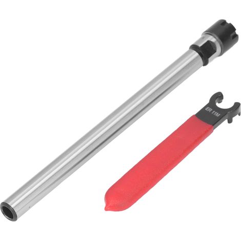 Lange, gerade Spannzange für CNC-Fräsen mit Schraubenschlüssel, 1–7 mm Spannverlängerung C12-ER11M-150L 150 mm (1/5)