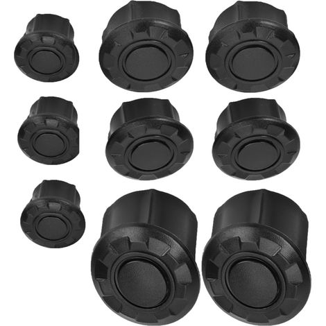 Cache moteur bouchons décoratifs pour BMW R1200GS LC Adventure 2014-2018, kit de couvercles de trous, protections plastique noir, accessoires moto. (1/5)