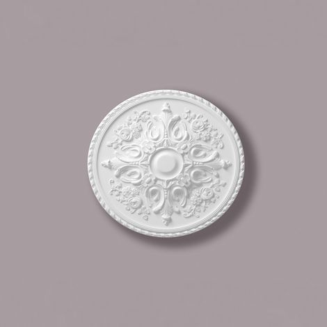 Rosone soffitto parete NMC R12 ARSTYL Noel Marquet elemento decorativo design classico senza tempo bianco diamentro 82,5 cm