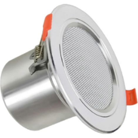 Haut-parleur de plafond 8 ohms 10 W pour salle de bain, système de musique d'ambiance, boîtier en aluminium résistant à l'humidité, design élégant. (1/4)