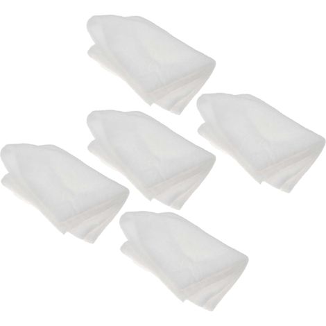 vhbw 5x Universal-Filter Fett-Filter für diverse Dunstabzugshauben - 57 x 47 x 4,5 cm, Mikrovlies, Vlies